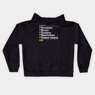 The 5 Boroughs Kids Hoodie